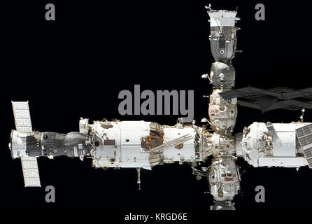 Russian Orbital Segment - zoom top left Stock Photo