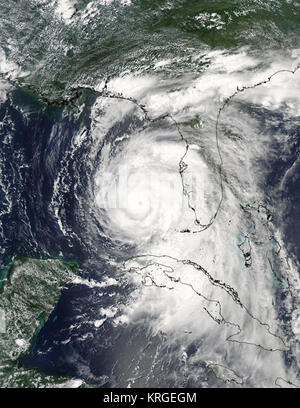 Hurricane Dennis restrengthened to a Category 4 hurricane Stock Photo