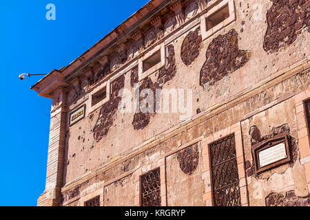 Allende Window Alhondiga de Granaditas Guanajuato Mexico Stock Photo