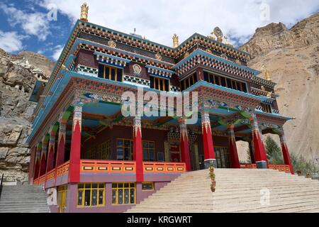 Kaza Sakya Tenggyu Monastery, Himachal Pradesh, India. Newly built monastery (2009) Stock Photo