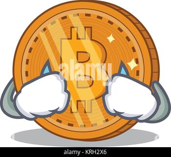 Crying gold coin cartoon character for payment Stock Vector Image & Art ...