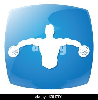 Man People Athletic Gym Gymnasium Body Building Exercise Stock Photo