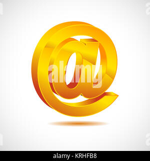 illustration of web icon on white background Stock Photo