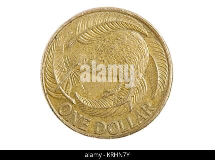 Australian 1 Dollar Coin Stock Photo