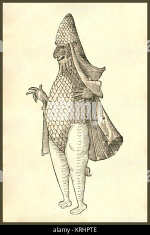 "sea creatures. From the 1642 book Monstrorum Historia by Ulisse ...