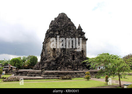 Jogjakarta in Indonesia has dozens temples (beside the popular Borobudur and Prambanan). This one is Candi Kalasan Temple. Pic was taken in November,  Stock Photo