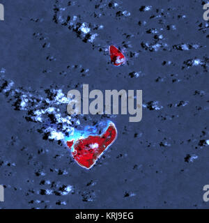 Earthquake off Samoa Generates Tsunami (After) Stock Photo