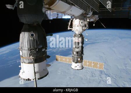 STS-130 ISS-22 Russian Orbital Segment Stock Photo