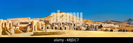 Ksar Hallouf, a fortified village in the Medenine Governorate, Southern Tunisia. Africa Stock Photo