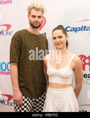 Tucker Halpern (R) and Sophie Hawley-Weld, Sofi Tukker arrive for the