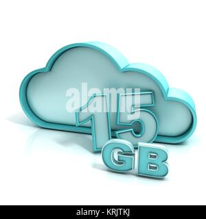 15gb Topic Cloud computing and database. 15 GB capacity Stock Photo - Alamy
