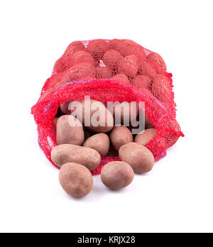 Sack of potatoes Stock Photo