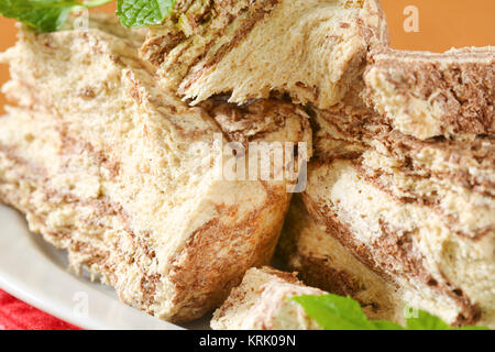 Marble sesame halva Stock Photo