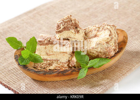 Marble sesame halva Stock Photo