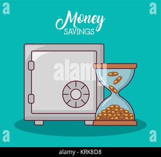 Money savings design Stock Vector