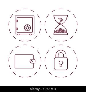 Money savings design Stock Vector