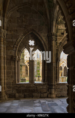 Cloister of the Cathedral in Plasencia. Spain. Stock Photo