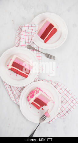 Gluten Free Mousse Cake with Berry Flavors Stock Photo