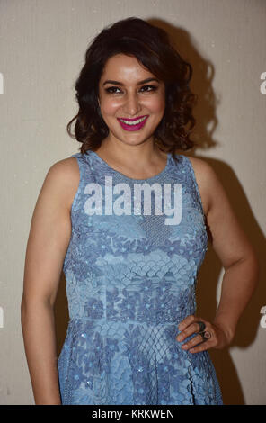 Mumbai, India. 19th Dec, 2017. Indian film actress Tisca Chopra present for the press conference of her short film 'Churri' screening at The View in Mumbai. Credit: Azhar Khan/ Pacific Press/Alamy Live News Stock Photo