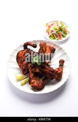 Tandoori Chicken Platter Stock Photo