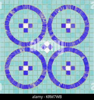 Abstract vintage geometric mosaic decorative seamless pattern. Retro background, wallpaper, backdrop. Stock Photo