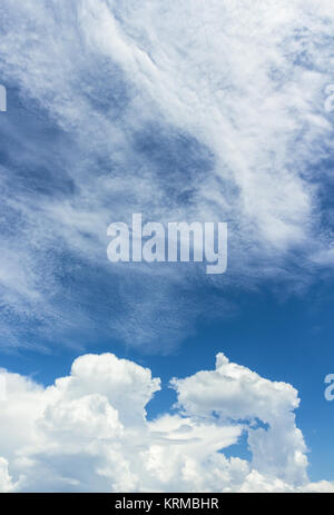 Beautiful blue sky Stock Photo