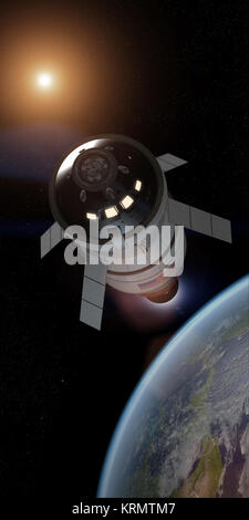 Orion Artemis I spacecraft, illustration Stock Photo - Alamy