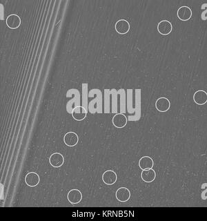PIA21059 - The Propeller Belts in Saturn's A Ring Stock Photo - Alamy