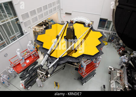 Engineers at Work on Webb at Johnson Space Center Stock Photo