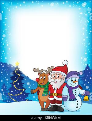 Christmas characters theme image 3 Stock Photo