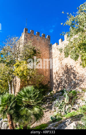 the castell de capdepera in mallorca Stock Photo