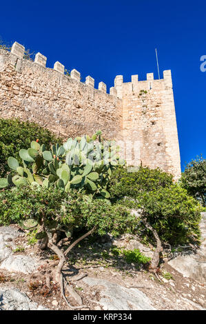 the castell de capdepera in mallorca Stock Photo