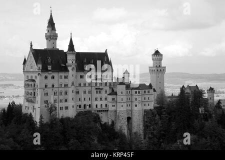 Fairy tale world. Magnificent castle under starry sky at night, banner ...