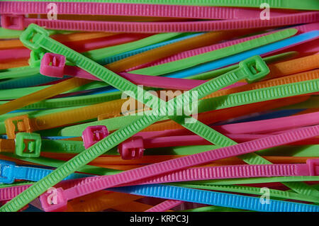 Zip Ties Stock Photo