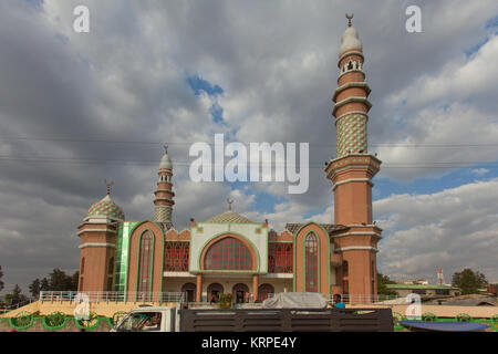 ETHIOPIA ADDIS ABABA DECEMBER 12, 2013. Muslim mosque in Ethiopia Addis Ababa December12, 2013. Stock Photo