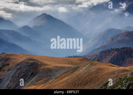 mountain landscape in winter Stock Photo