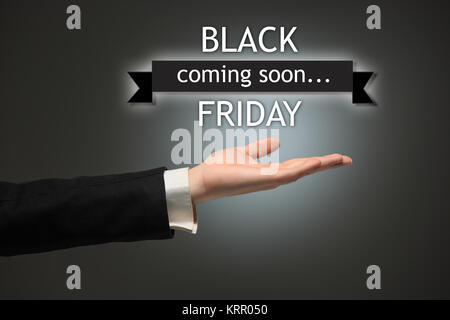 Black Friday sale - holiday shopping concept Stock Photo