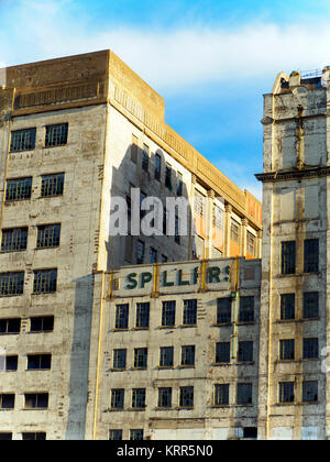 Silo D at the derelict Millennium Mills, Silvertown, Royal Victoria ...