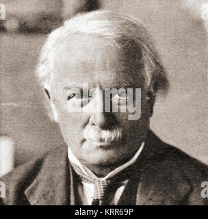 David Lloyd George, 1st Earl Lloyd-George of Dwyfor, 1863 – 1945.  British statesman of the Liberal Party, Chancellor of the Exchequer and Prime Minister of the United Kingdom.  From Forty Wonderful Years, published 1938. Stock Photo