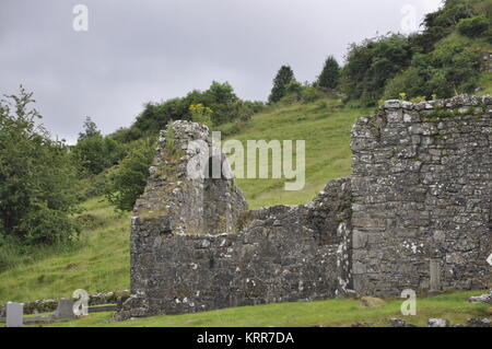 Ruined church, Ireland Stock Photo