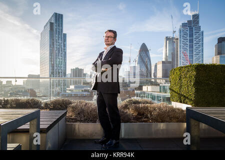 Wim Dejonghe, senior partner of Allen & Overy LLP International law firm headquartered in London, UK. Stock Photo