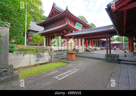 View of the Sofuku-ji, a landmark Obaku zen temple located in Nagasaki, Japan Stock Photo