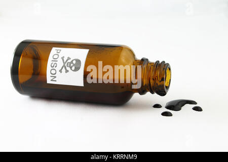 Poison - Poisoning - Methyl alcohol Stock Photo