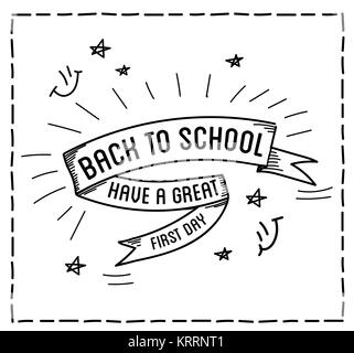 Back to school design typographic quotes Stock Photo - Alamy