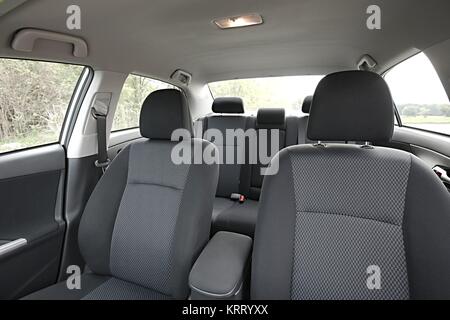 Car Interior Seats Stock Photo