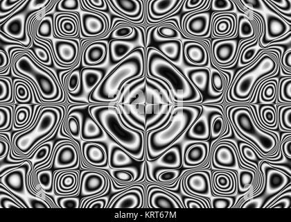 Abstract pattern - kaleidoscopic pattern Stock Photo