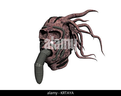 Horror head exposed Stock Photo - Alamy
