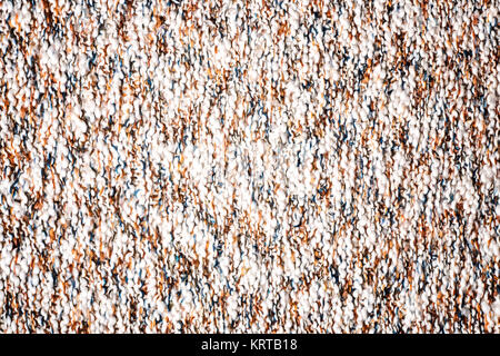 Rug Knitwear wool cloth carpet  background knitted handmade DIY Stock Photo