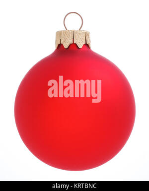 Christmas ball on white background Stock Photo