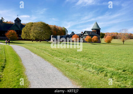 The Farm Barn, Shelburne Farms, Shelburne, Vermont, USA Stock Photo